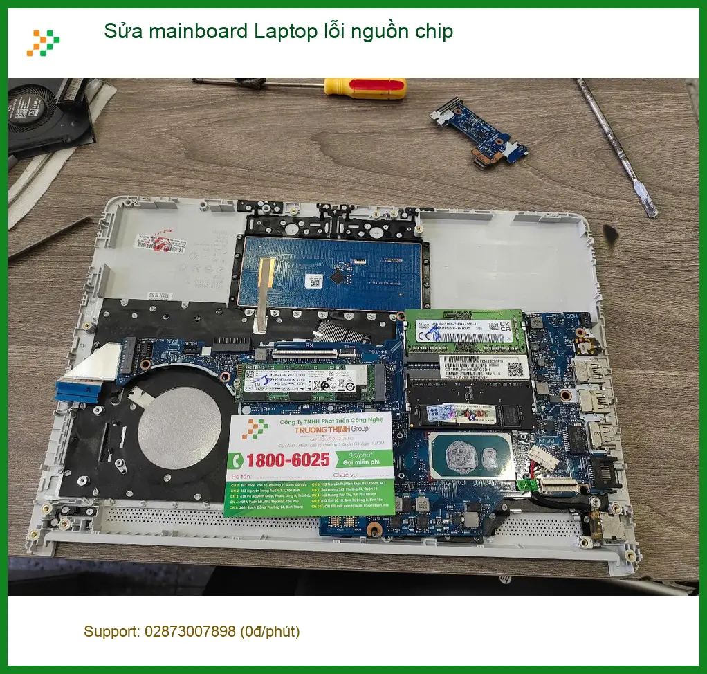 Anh Quang kỹ sư review: Sửa mainboard laptop lỗi nguồn chip Quận 7 uy tín ảnh thực tế 1