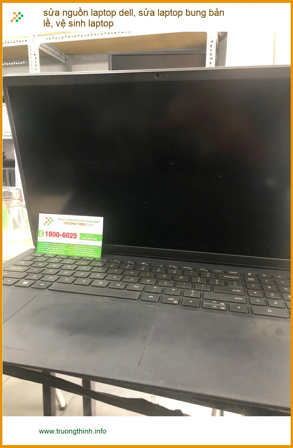 Chú Thiện kiến trúc sư tìm chỗ sửa laptop bung bản lề uy tín Quận Bình Thạnh ảnh thực tế 1