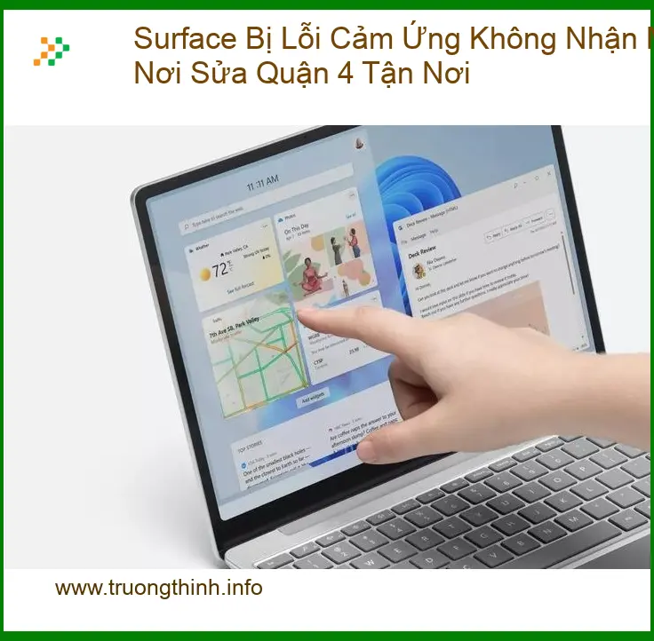 Sửa Surface Bị Lỗi Cảm Ứng Không Nhận Một Vùng - Trung tâm uy tín Quận 4