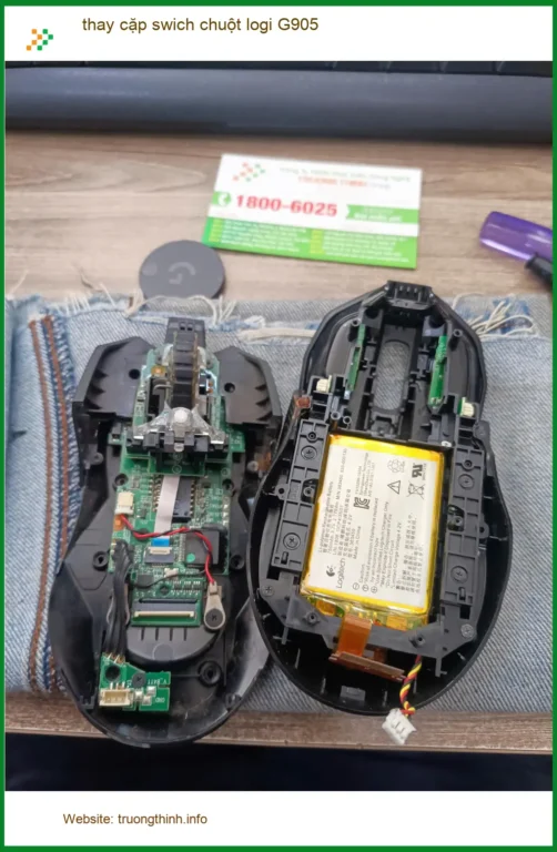 Bạn Khang chia sẻ kinh nghiệm thay switch chuột Logi G905 ở Quận Tân Phú