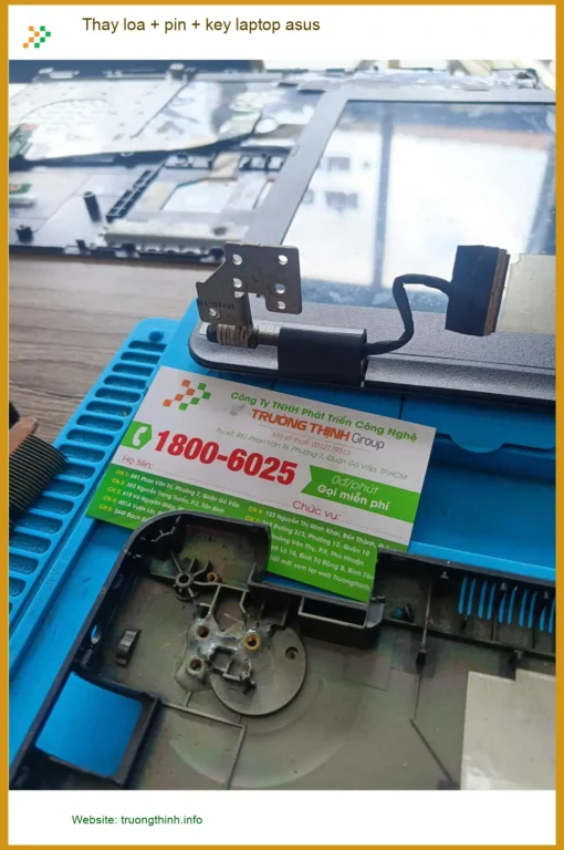 Tiệm thay loa, pin, key laptop Asus Quận Tân Phú - Chú Tấn kiến trúc sư cần gấp