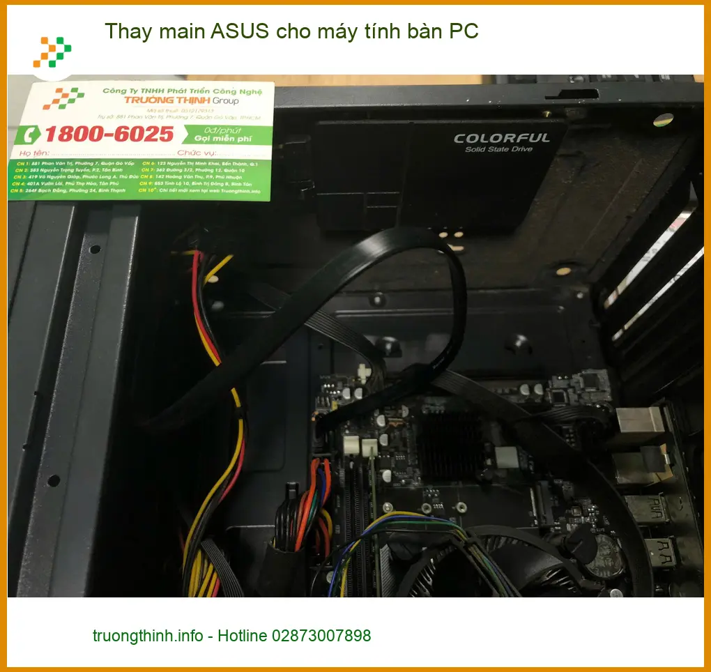 Anh Văn ở Quận Bình Tân review ca Thay main ASUS máy tính bàn PC nhanh ảnh thực tế 2