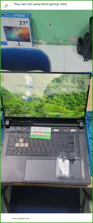 Anh Đức review ca thay màn hình laptop ASUS gaming 144hz ở Quận Bình Tân