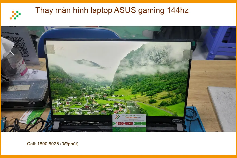 Anh Đức review ca thay màn hình laptop ASUS gaming 144hz ở Quận Bình Tân ảnh thực tế 1