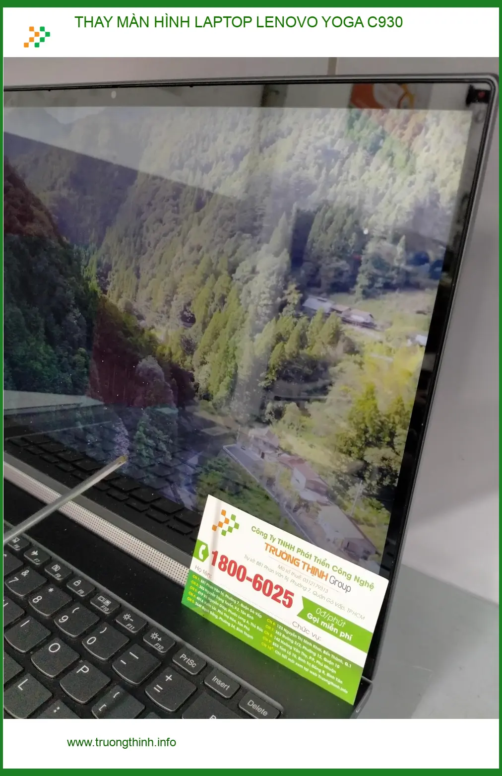 Anh Minh kỹ sư Quận 12 review thay màn hình laptop Lenovo Yoga C930