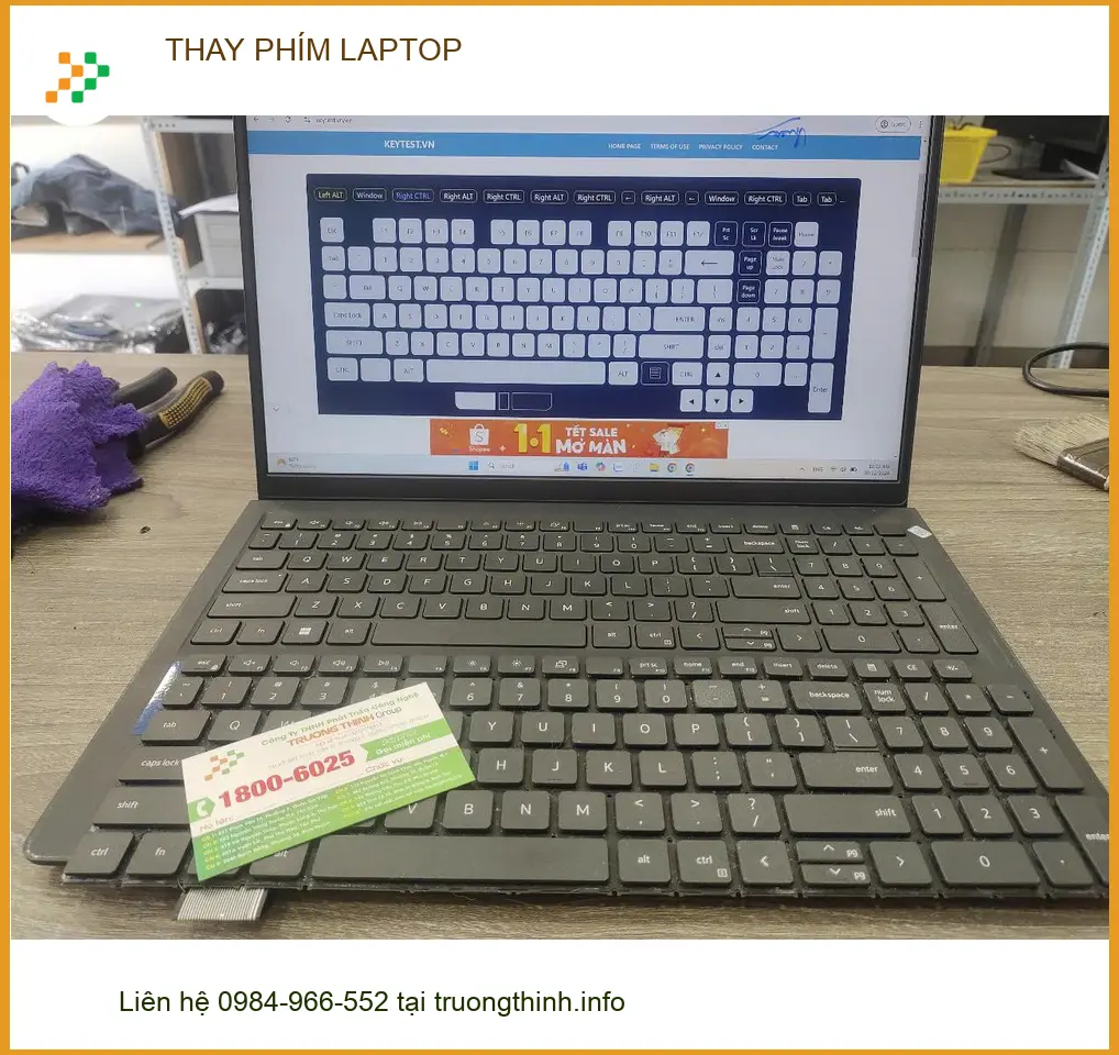 Chị Tuyết giáo viên tìm trung tâm thay phím laptop Quận 7 sau sự cố ảnh thực tế 1
