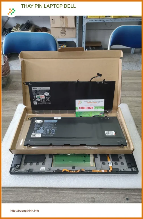 Anh Hoàng Long tìm chỗ thay pin laptop Dell Quận 7 uy tín lấy liền