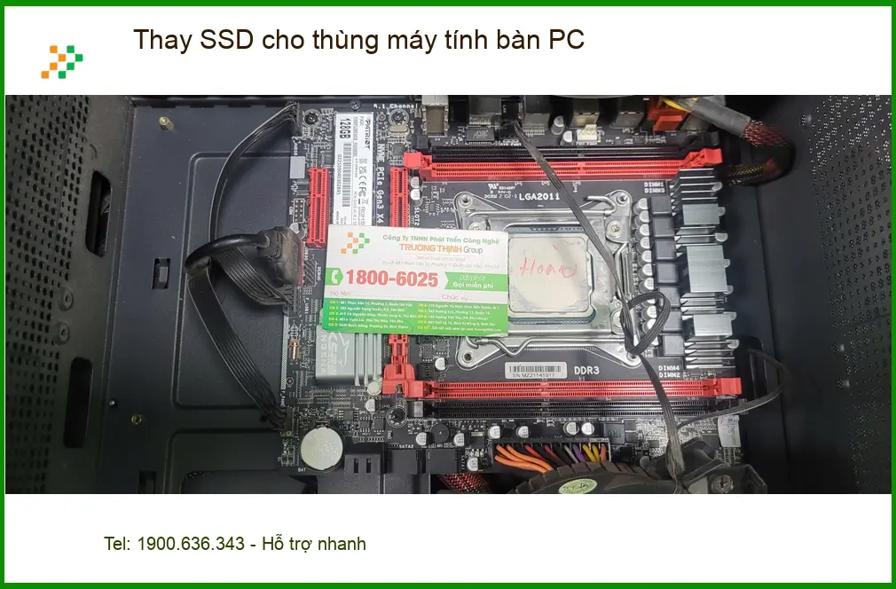 Chị Thảo nhân viên văn phòng tìm: Chỗ thay SSD cho PC Quận Bình Tân