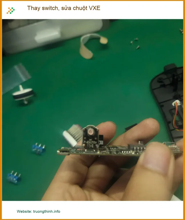 Thay switch, sửa chuột VXE Quận Tân Bình - Review ca 250k của chú Phước kỹ sư
