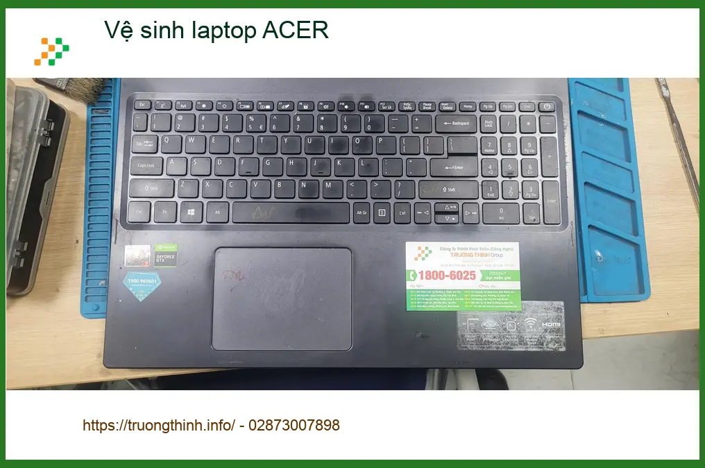 Anh Khoa lập trình viên và ca vệ sinh laptop ACER tại Quận Bình Tân ảnh thực tế 1