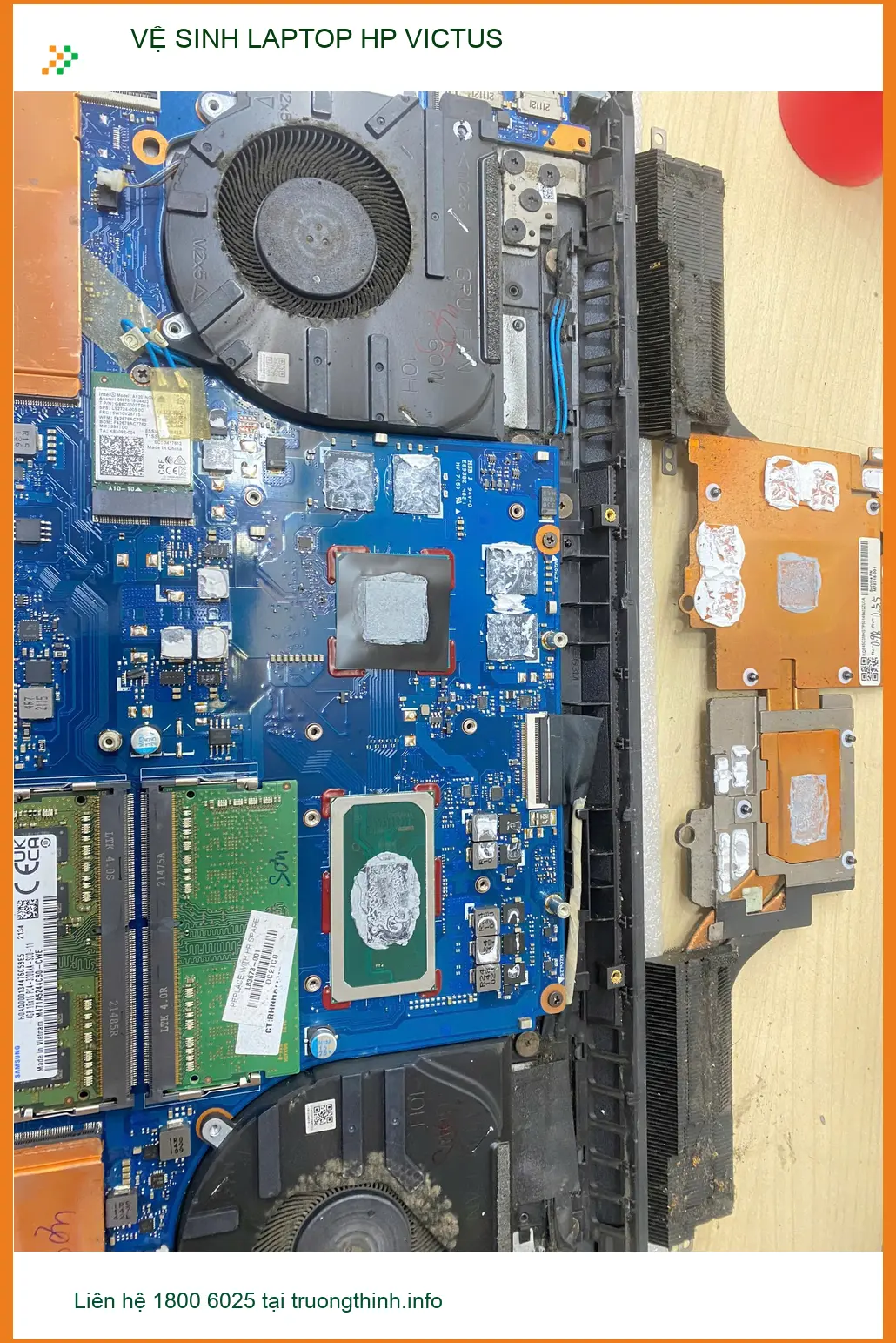 Chị Thảo tìm dịch vụ vệ sinh Laptop HP Victus Quận Gò Vấp – Giá tốt