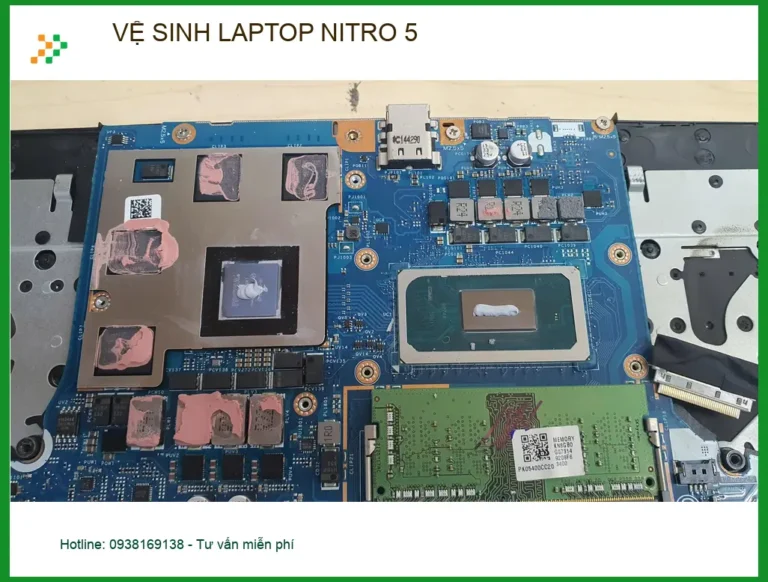 Dịch vụ Vệ sinh LAPTOP NITRO 5 Quận Gò Vấp - Anh Kiệt trải nghiệm làm mát máy