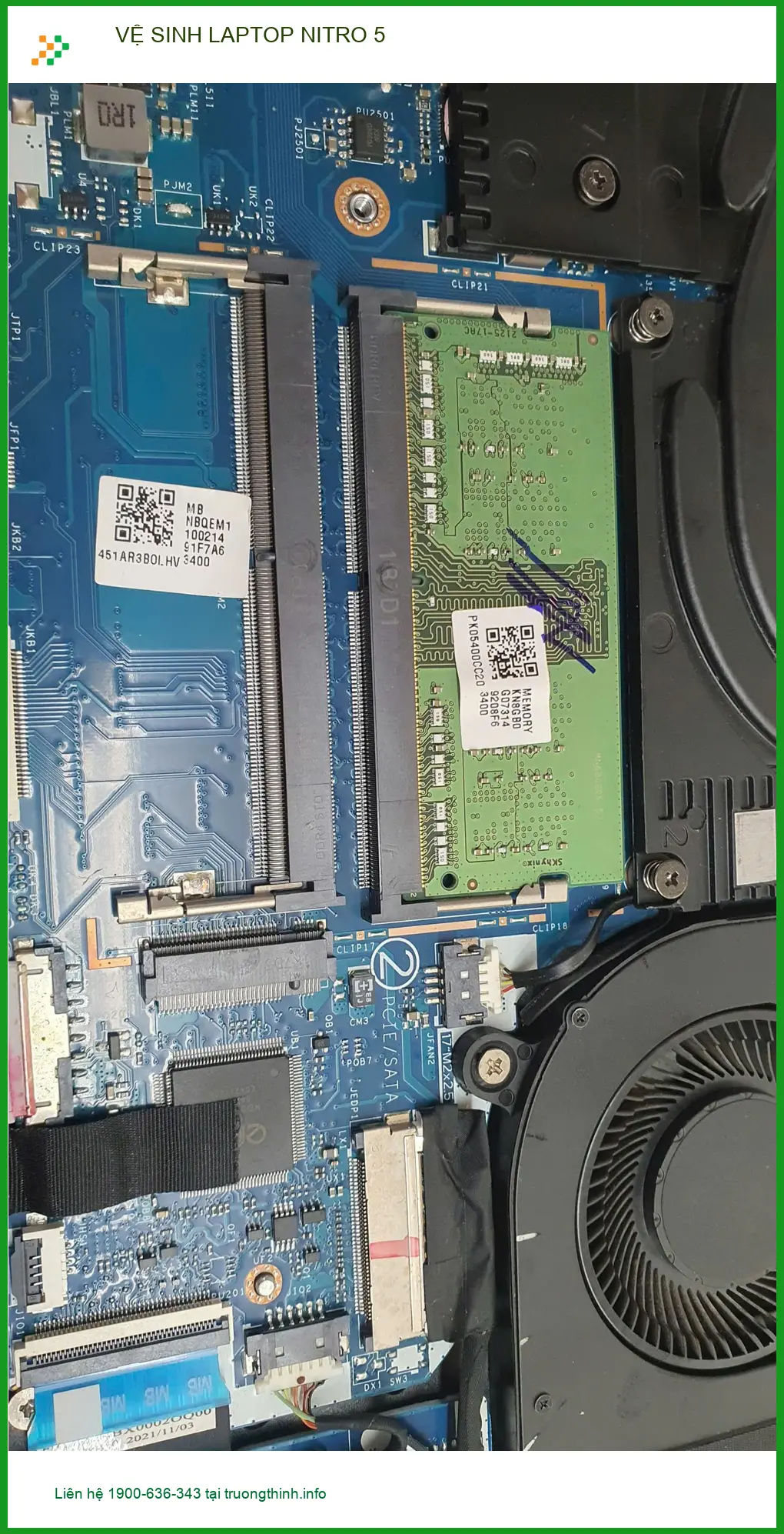 Dịch vụ Vệ sinh LAPTOP NITRO 5 Quận Gò Vấp - Anh Kiệt trải nghiệm làm mát máy ảnh thực tế 1