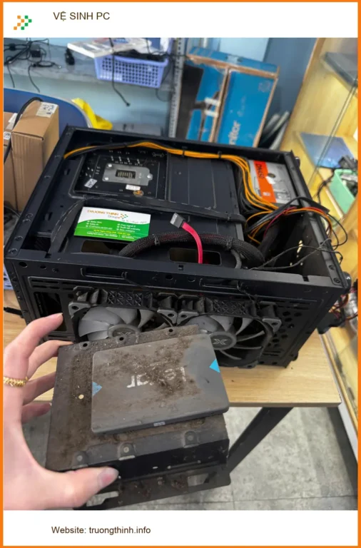 Chú Đức review trung tâm VỆ SINH PC Quận 10 giá tốt sau khi PC giảm ồn rõ rệt