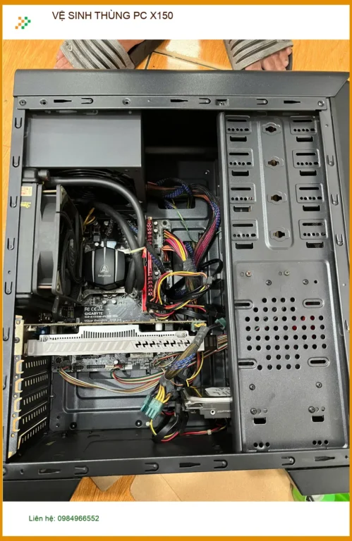 Chú Lân chủ quán net lo máy nóng: Dịch vụ vệ sinh thùng PC X150 Quận Gò Vấp giá rẻ