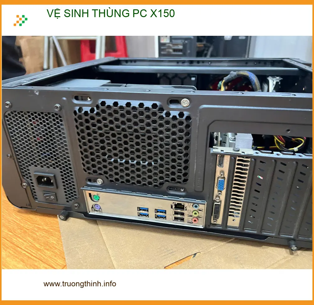 Chú Lân chủ quán net lo máy nóng: Dịch vụ vệ sinh thùng PC X150 Quận Gò Vấp giá rẻ ảnh thực tế 2