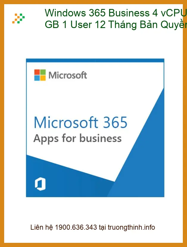 Windows 365 Business Bản Quyền - Cài Đặt Nhanh Tận Nơi TPHCM