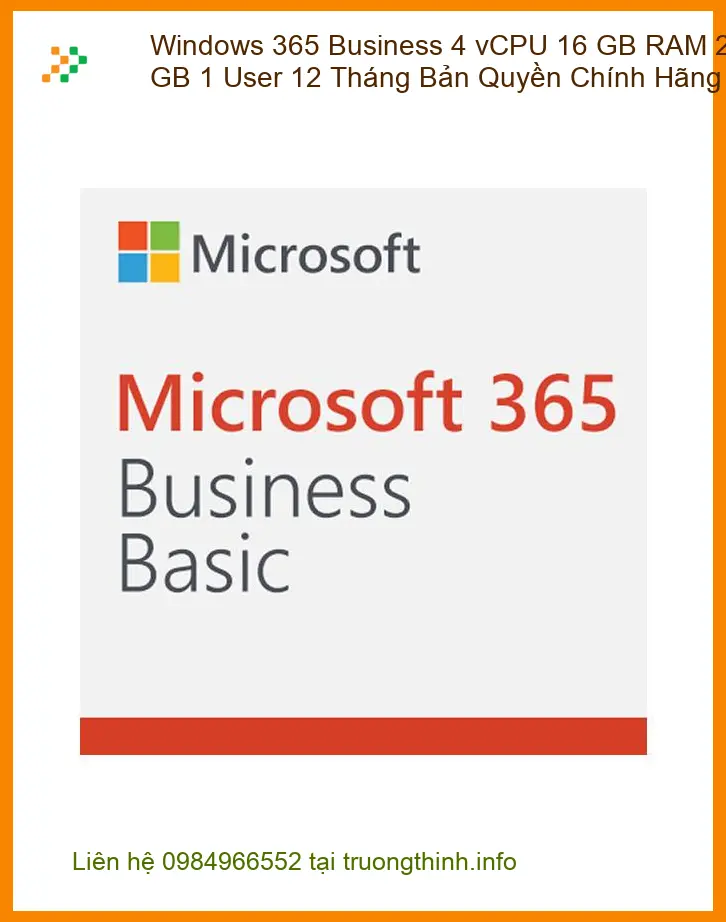 Windows 365 Business Bản Quyền Chính Hãng - Cài Đặt Tận Nơi TPHCM | Giá Tốt